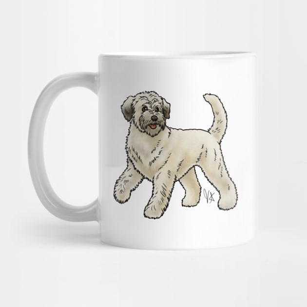 Dog - Soft-Coated Wheaten Terrier - Heavy Cream by Jen's Dogs Custom Gifts and Designs